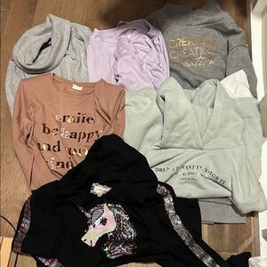 Assorted Graphic and Sequin Sweatshirts